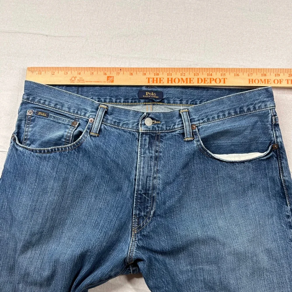 Polo Ralph Lauren Jeans Mens 36x30 (fits 37x29) Hampton Relaxed Straight Blue
